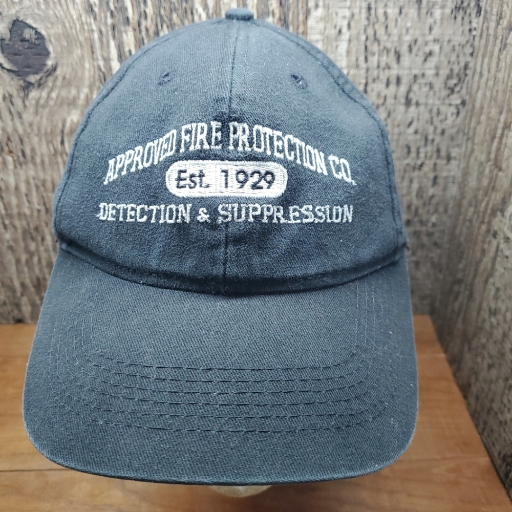 Approved Fire Protection Co. Adjustable Strapback Baseball Hat Cap One Size